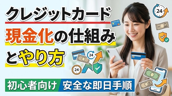 クレジットカード現金化の仕組みとやり方｜初心者向け安全な即日手順