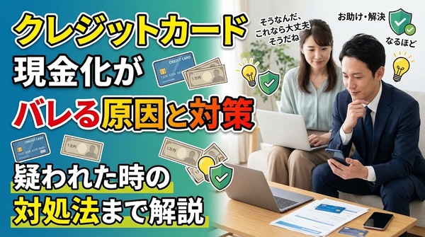 クレジットカード現金化がバレる原因と対策|疑われた時の対処法まで解説